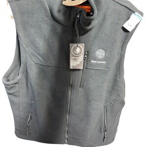 SNOW LEOPARD Heated Vest Men's Large Black NWT - Replacement Vest - NO BATTERY‎